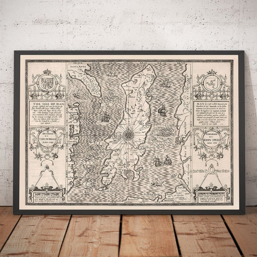 Antica mappa monocromatica dell&