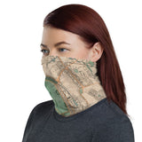 Maschera facciale da designer con mappa storica PERSONALIZZATA di Londra (Charles Booth, John Rocque, C&J Greenwood) 