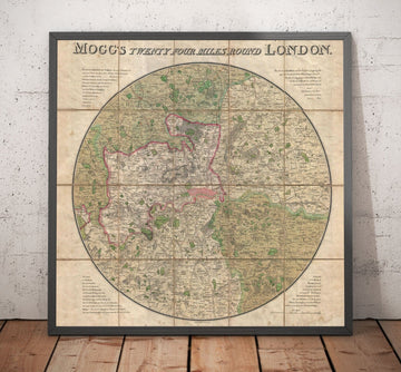 Mappa di Londra Antica: Mogg&